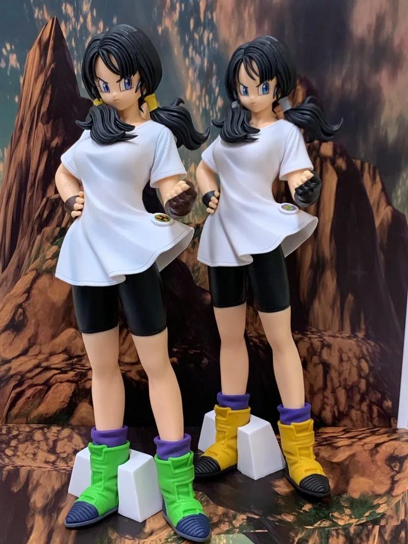 25cm Original Dragon Ball Z  Videl Figure Banpresto Glitter Glamours Pvc Model Ornament Style Kawaii Figurine Collection Toys image 4