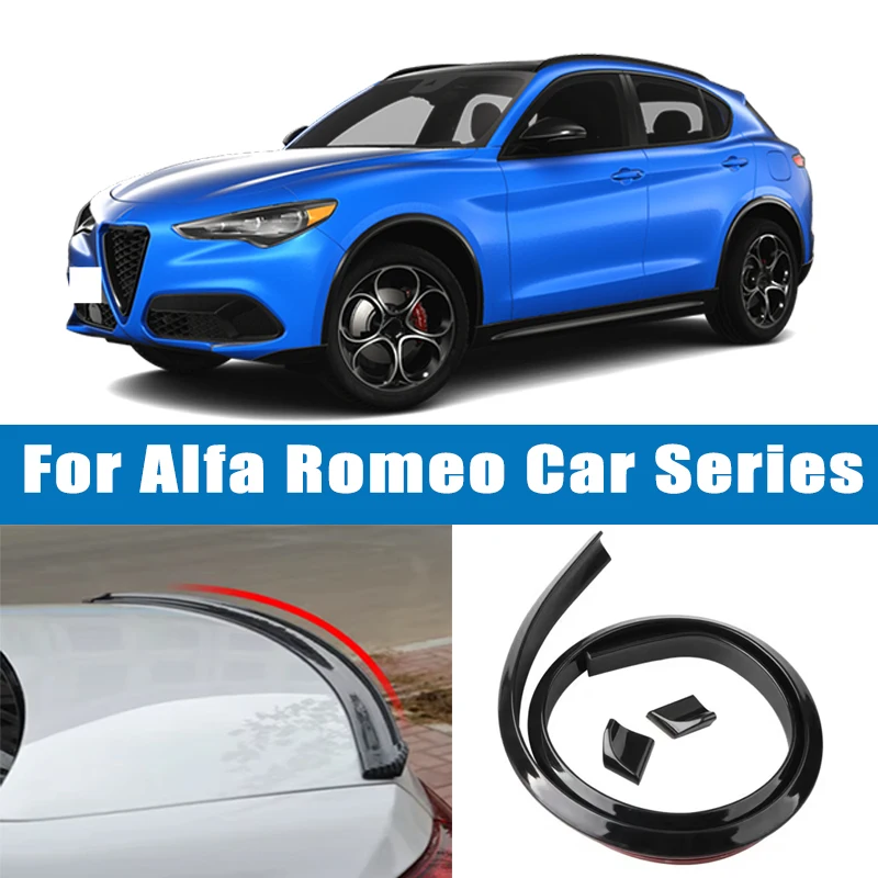 

1.5M Car-Styling 5D Carbon Fiber Spoilers Styling DIY Refit Spoiler For Alfa Romeo Giulia Stelvio 4C Giulietta Tonale 156 159