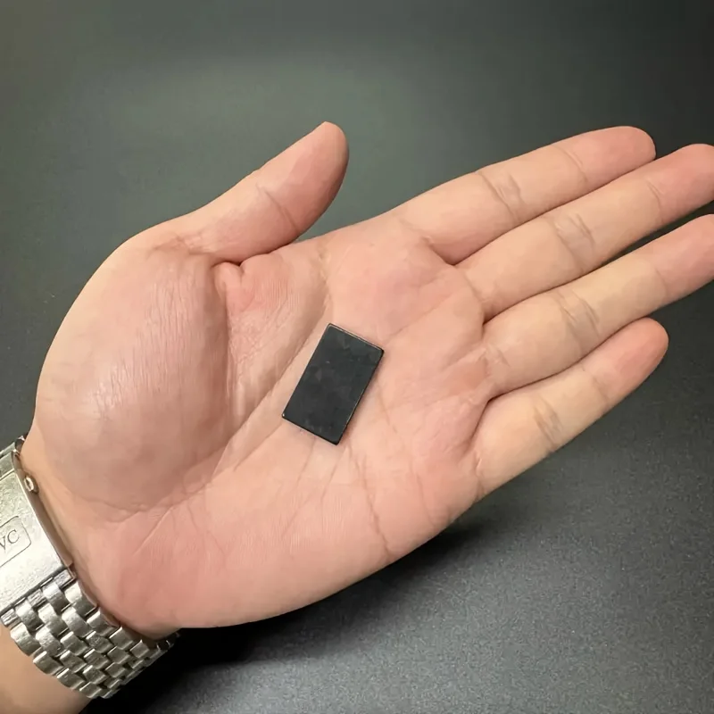 1/3/5 قطعة من رقع الهاتف Shungite الطبيعية، ملصقات مستطيلة من الجرافين المصقول يدويًا، مثالية لعيد الميلاد وعيد الشكر وعيد الحب