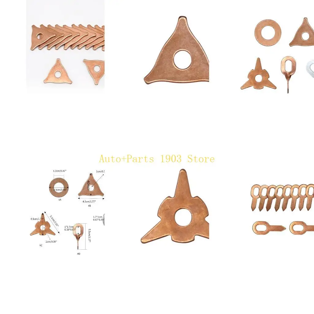 

E21C Studs Welding Accessories Straight Twist Dent Pulling Rings Hook Washer