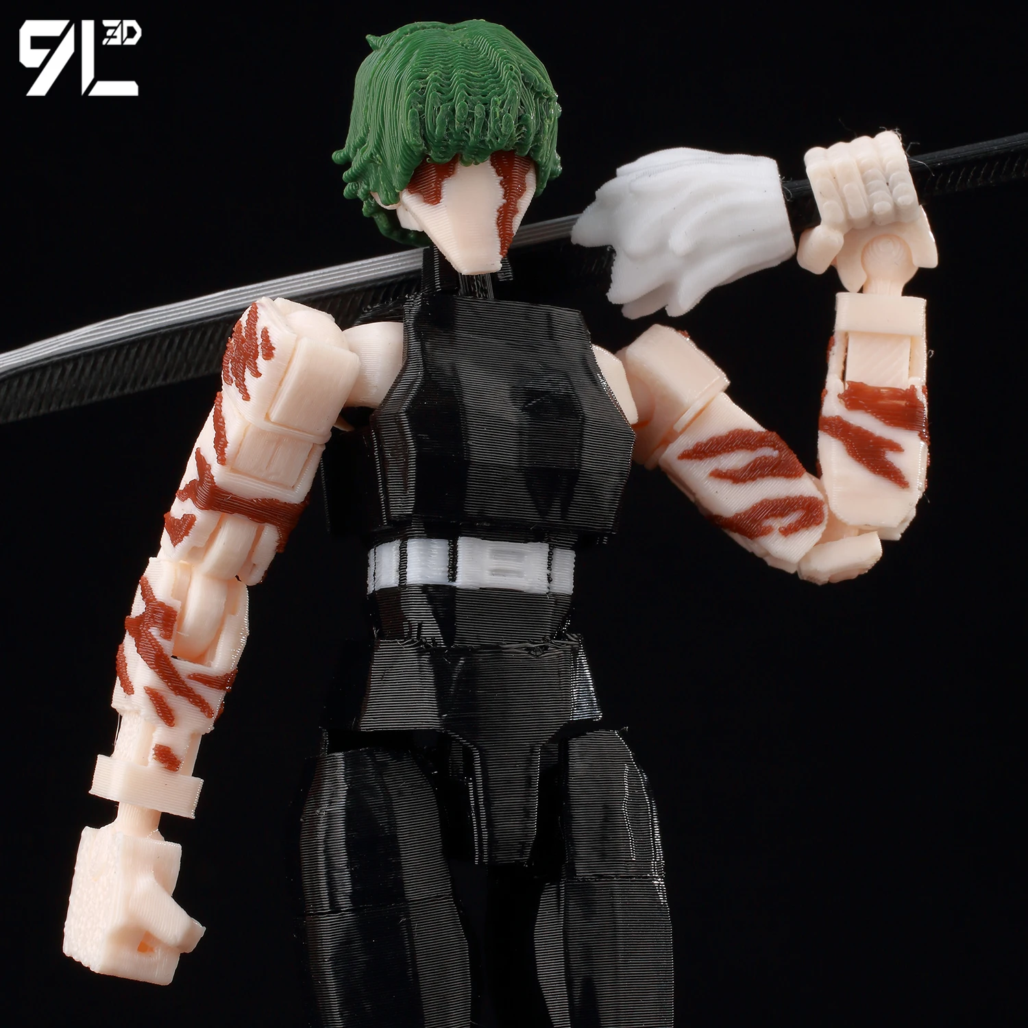 Figura articulada multiarticulación 9L3D Lucky13 Dummy13 Zen'in Maki Personal de tres secciones Ver Jujutsu Kaisen figura de acción coleccionable
