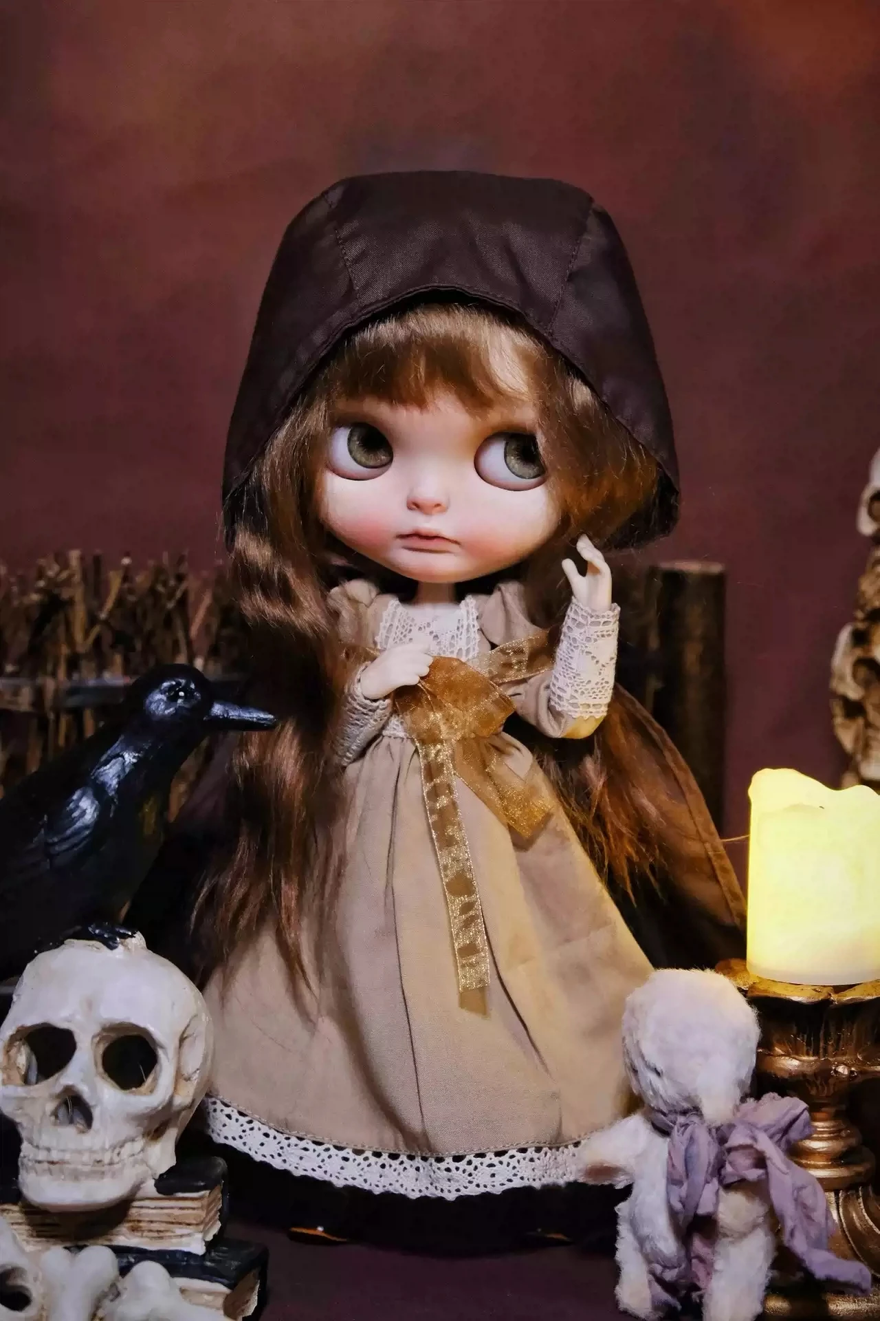 

Dula Doll Clothes Dress cloak skirt Blythe Qbaby ob24 ob22 Azone Licca ICY JerryB 1/6 Bjd Doll