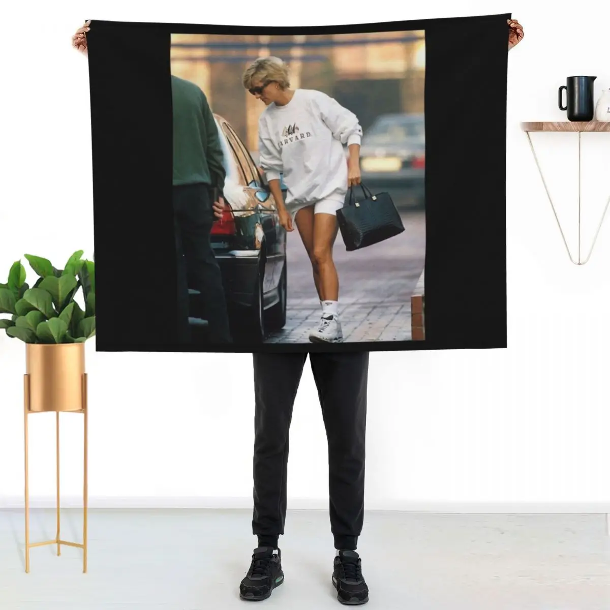 princess diana Classic Throw Blanket Anti Shedding Soft Fuzzy Blanket for Home