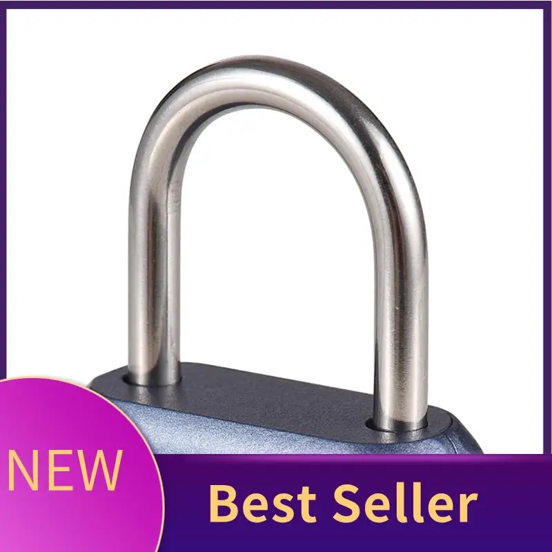 

HFES Mini Fingerprint Padlock USB Rechargeable Fingerprint Lock 20 Fingerprints IPX2 Splashproof Anti-Theft Security Padlocks