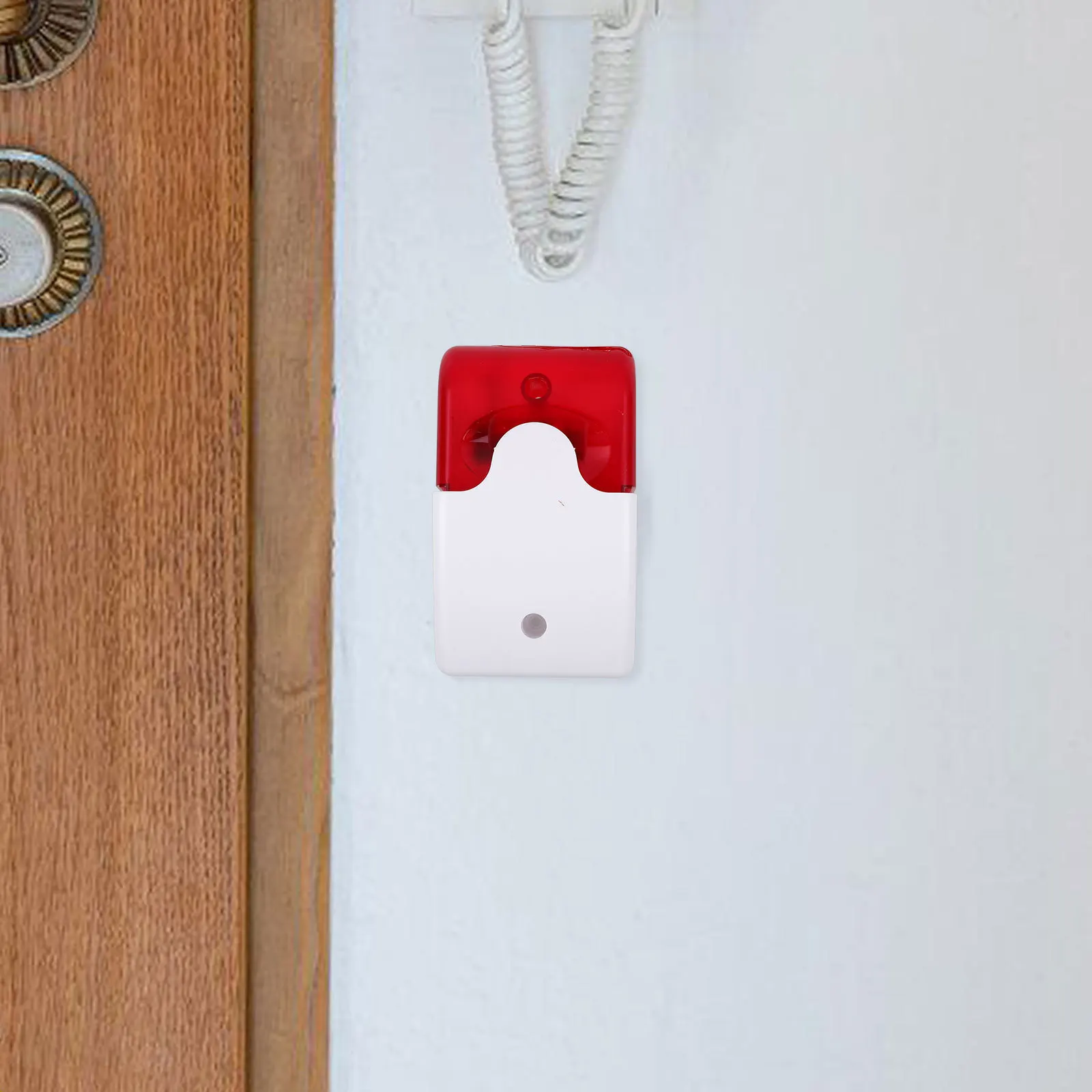Hochempfindlicher, runder, kompakter Kunststofffeuer für den Brandschutzsensor für Zuhause, Büro, Wohnung