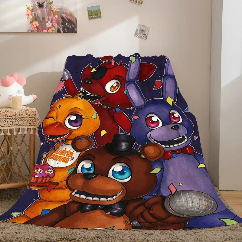 Sofa Blankets for Winter A-Five A-Nights at A-Freddy´s Microfiber Bedding Warm Bed Fleece Decorative Sofa Fluffy Soft Blankets