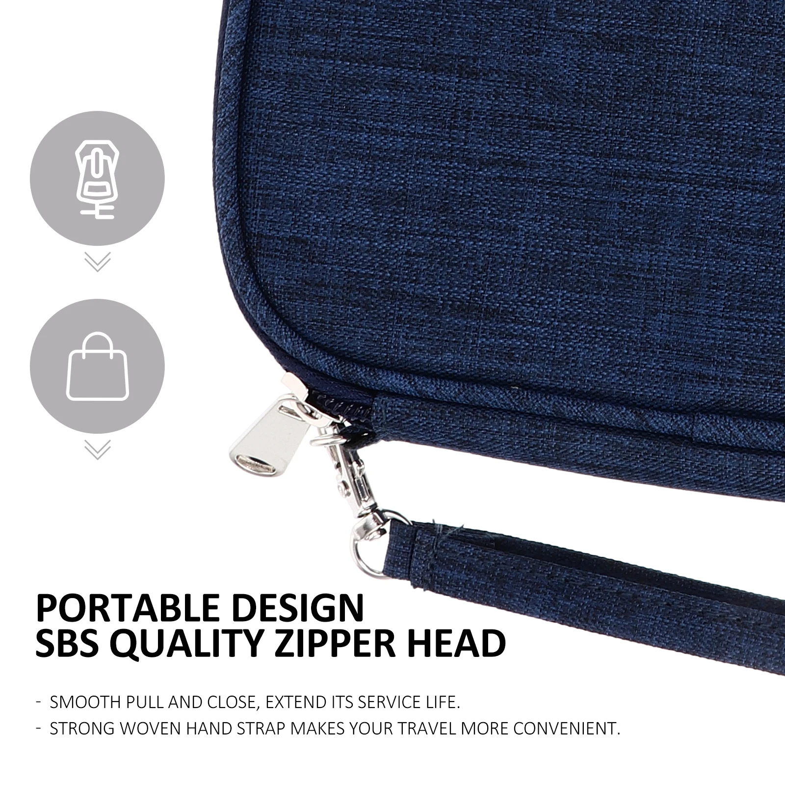 

1pc Waterproof Data Cable Storage Organizer USB Pouch Travel Case Portable Mesh Pocket High Elastic Ring