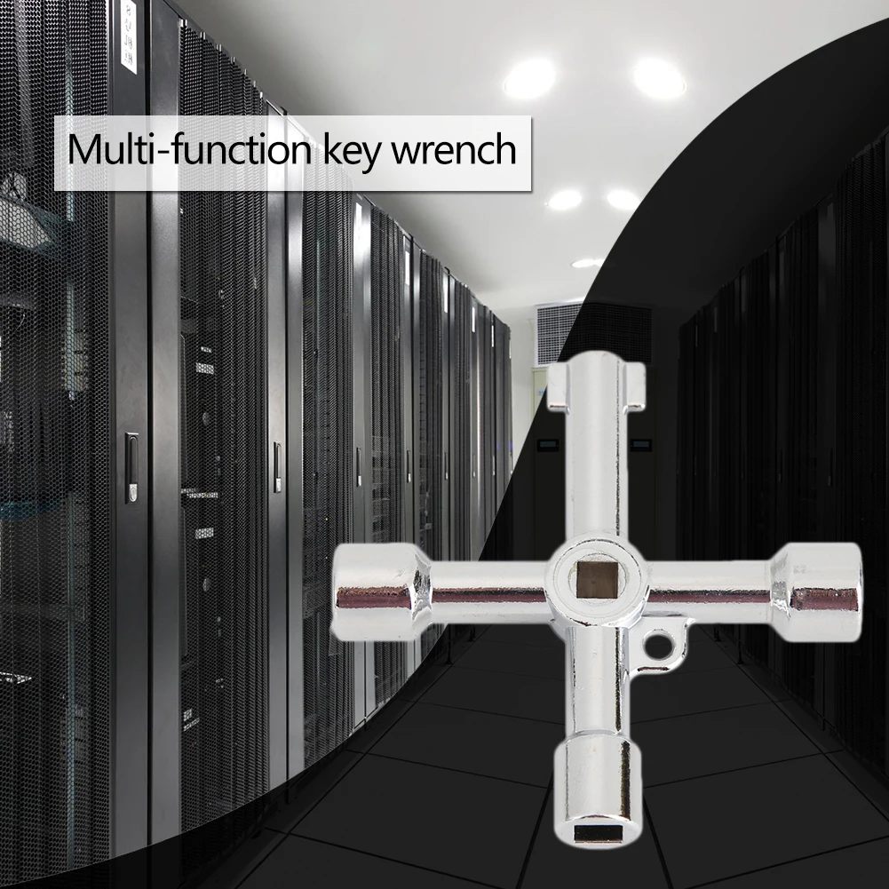 Multi-function Universal Electric Cabinet Shield Door Triangle Square Key Wrench