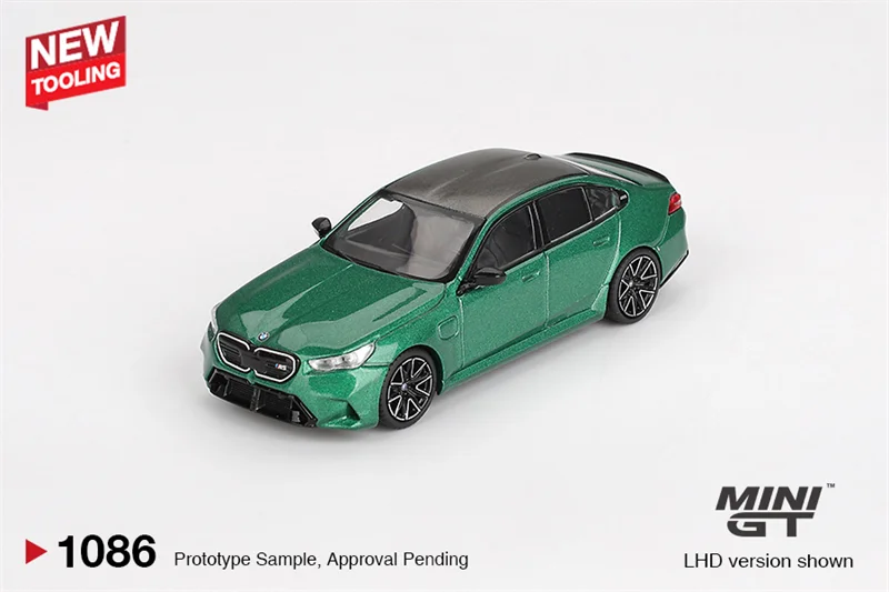 

PreSale MINI GT 1:64 M5 G90 Isle of Man Green Metallic Die-Cast Car Model Collection Miniature