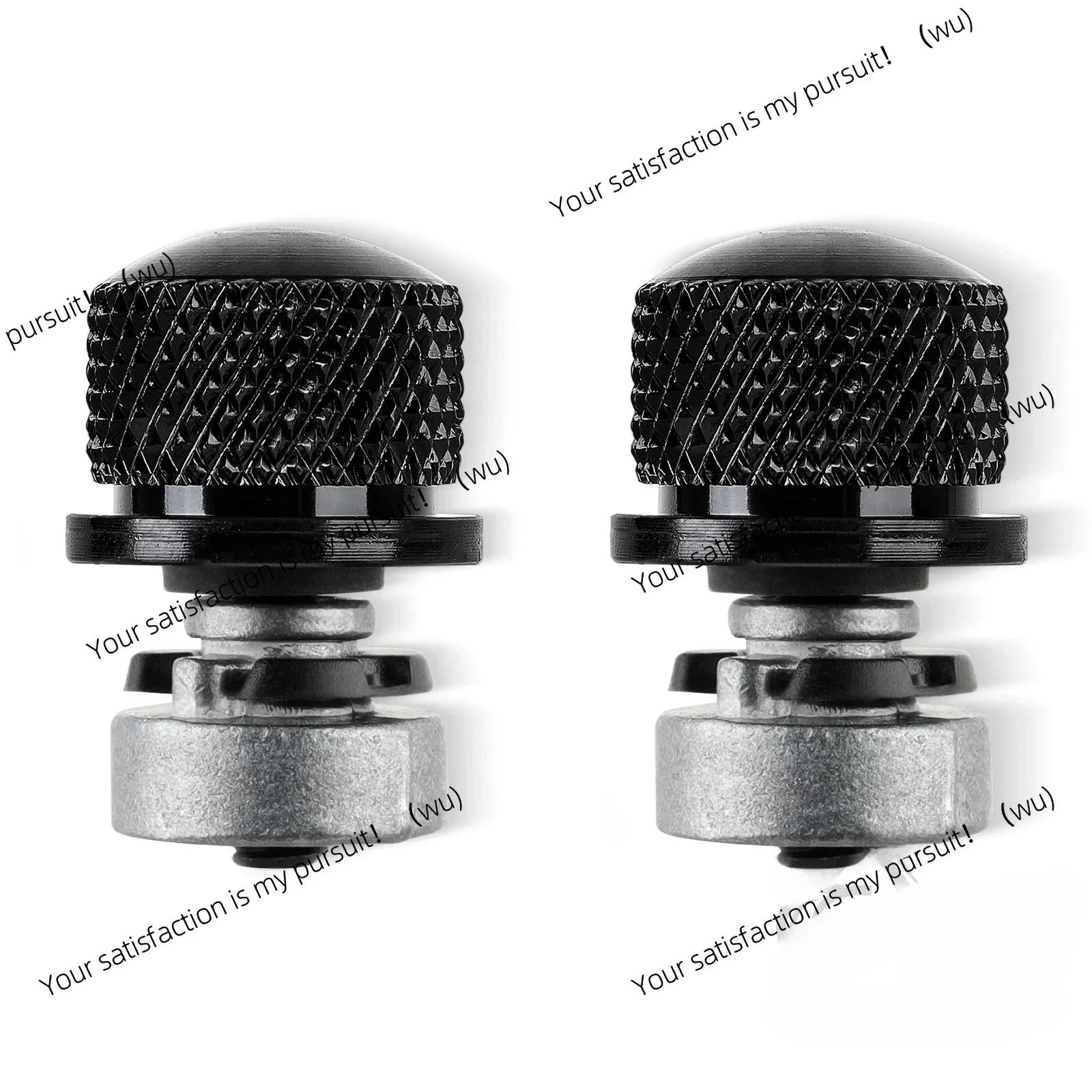 Stainless Steel Seat Bolt Nut Tab Screw Mounting Knob Cover. For Sportster Soft Tail Travel Dyna 1996-2024