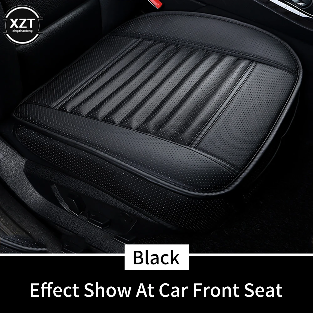 Car Seat Cover PU Leather Seat Cushion Breathable Non-slip Pad Universal Car Cushion Car Interior Supplies