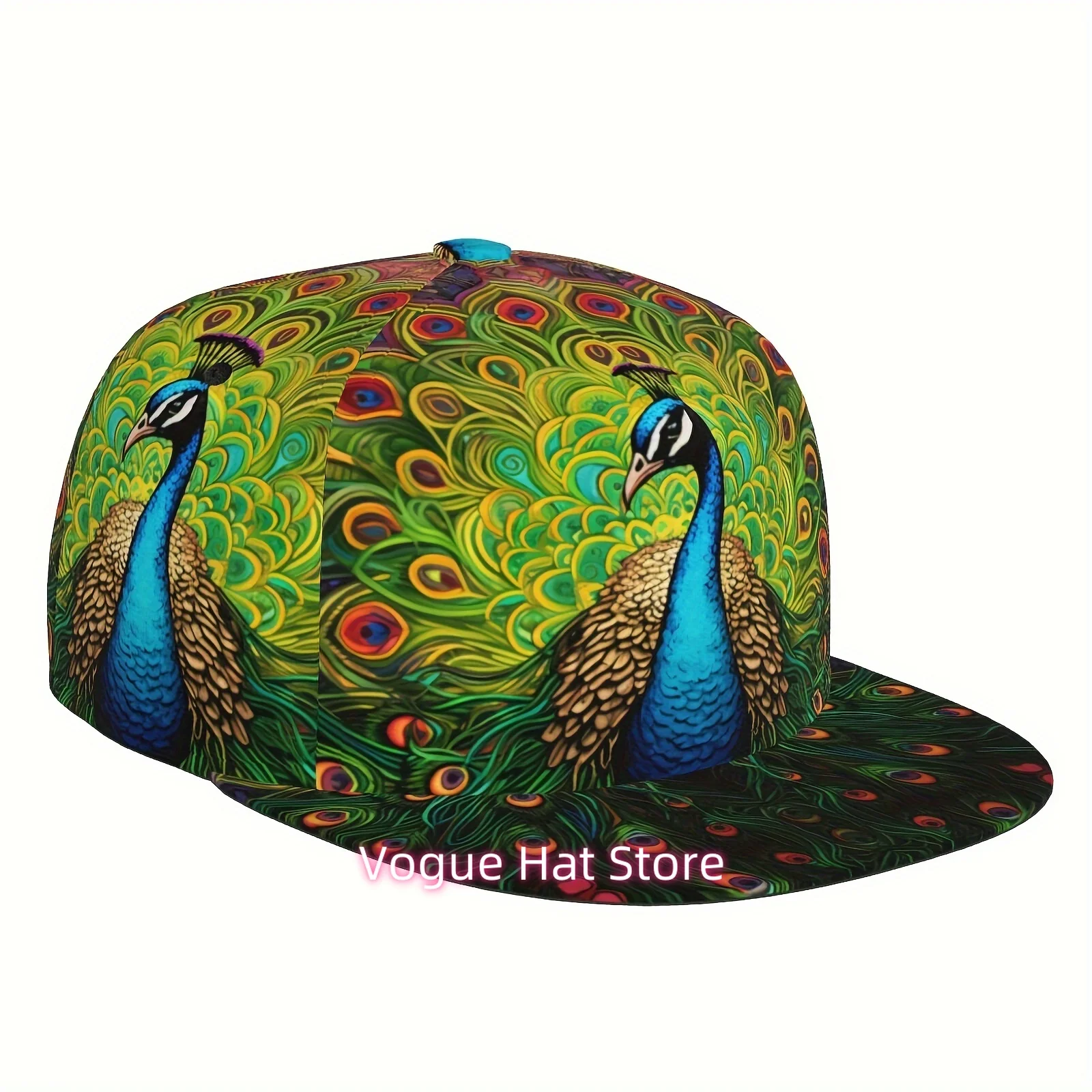1pc, Baseball Hat Golf Hat, Beautiful Peacock, Men's and Women's Sports Fashion, Suitable for Seasonal Running Exercise and Outd