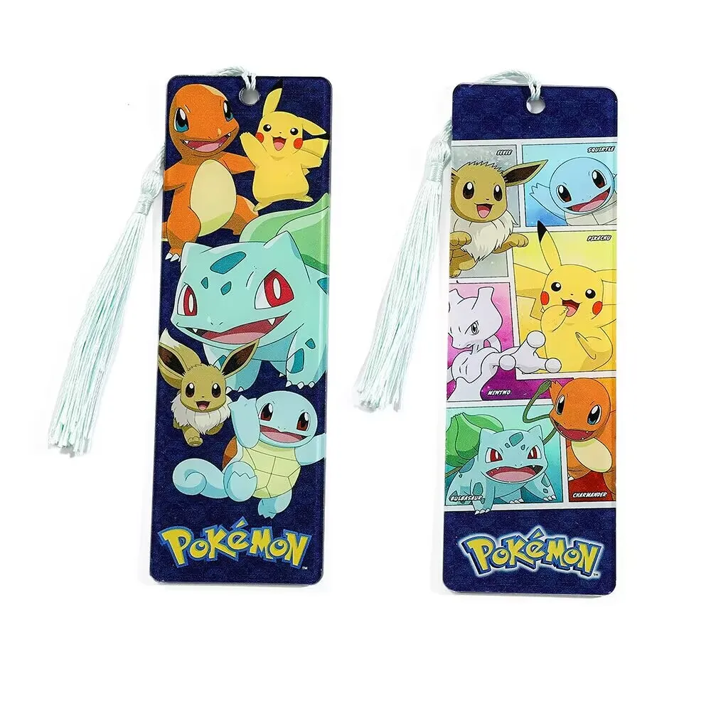 1 Stück Pokemon Pikachu Lesezeichen mit Feiner Quaste für Jugendliche, Schreibwaren, Partydekoration, Geschenke
