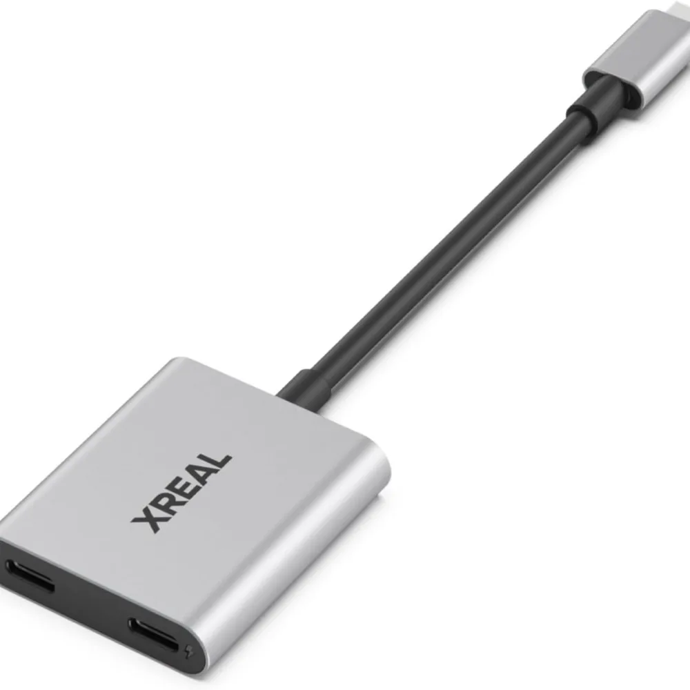 XREAL Hub Power and Play Adapter Power Your AR Glasses While Charging Your Source Device Like Steam Deck ROG Ally Switch ios add