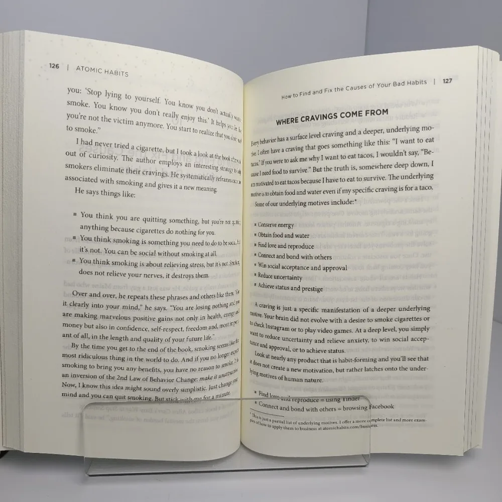 تأثير الكتاب عادات الذرية مدى الحياة باللغة الإنجليزية تأسيس العادات الجيدة كسر العادات الطباعة ورقة ذات جودة واضحة #4