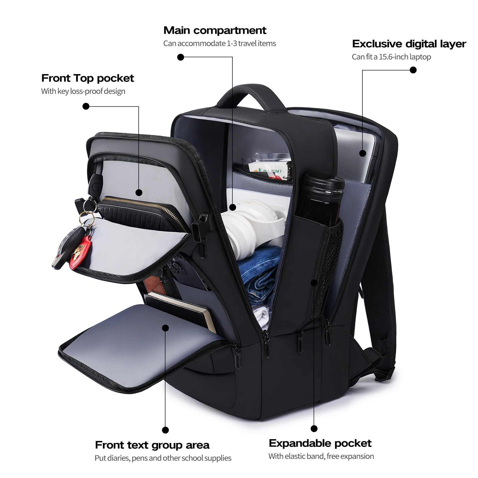 backpackers backpack with detachable laptop case Topo Designs Global 30L Travel Bag Black Clutch Safe for your items Night Cat Internal-frame Hiking Color:UniRed