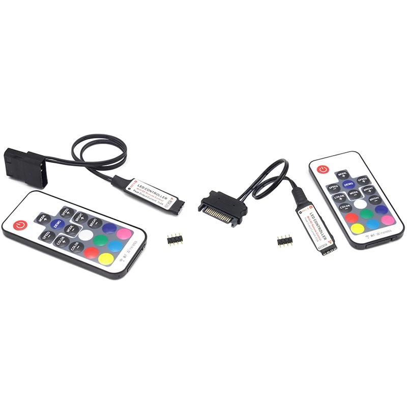 RF17 Keys Remote DC 12V Wireless RGB Controller For PC Computer Case 5050 RGB LED Strip Light