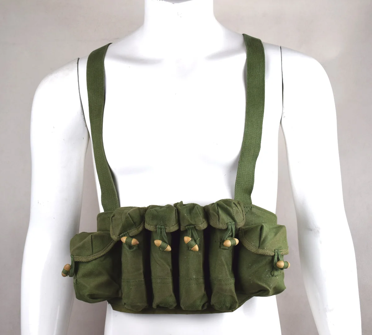 Supplus 79 7.62*25mm 20 rounds  6 Pockets Canvas Chest Rig Pouch 　