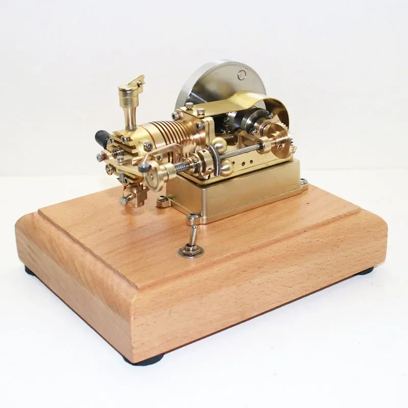 Modelo de motor de cuatro tiempos de latón, potencia de encendido de 4,5 V, motor de gasolina M20, experimento científico, material didáctico, modelo de motor, juguete para regalo