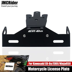 Soporte de matrícula para motocicleta, eliminador de guardabarros para Kawasaki ER6-N, ER6-F, Ninja 650, 650R, Faired, ER-6N, ER6N, ER6F, ER-6F