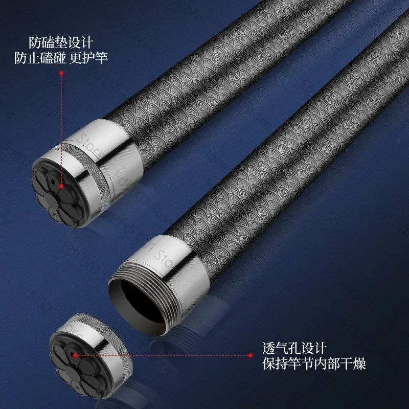 Carbon Fiber Telescopic Pole Multi‑purpose Extension Handle for Fruit Picker Fishing Net Pruning Saw Tree Trimming