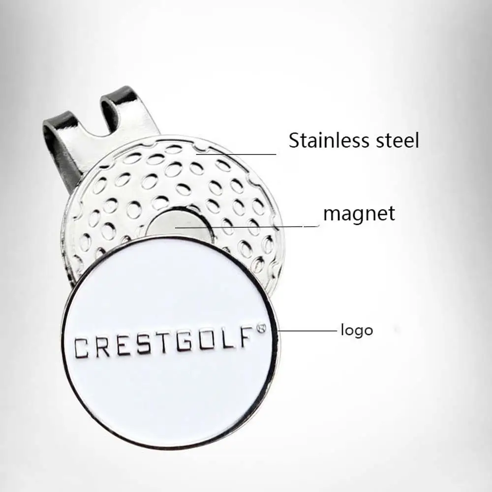 Accessori magnetici Cap Clip per golfista Golf Training Aids Hat Marker Golf Marker Golf Putting Alignment Golf Hat Clip