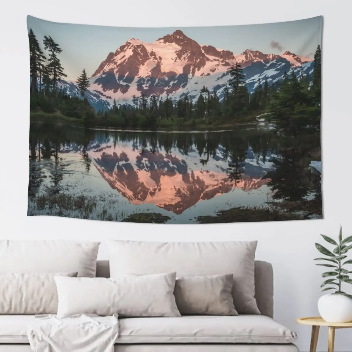 

Shuksan Sunset Tapestry Room Decorations Aesthetic Bedroom Decoration Kawaii Room Decor Tapestry