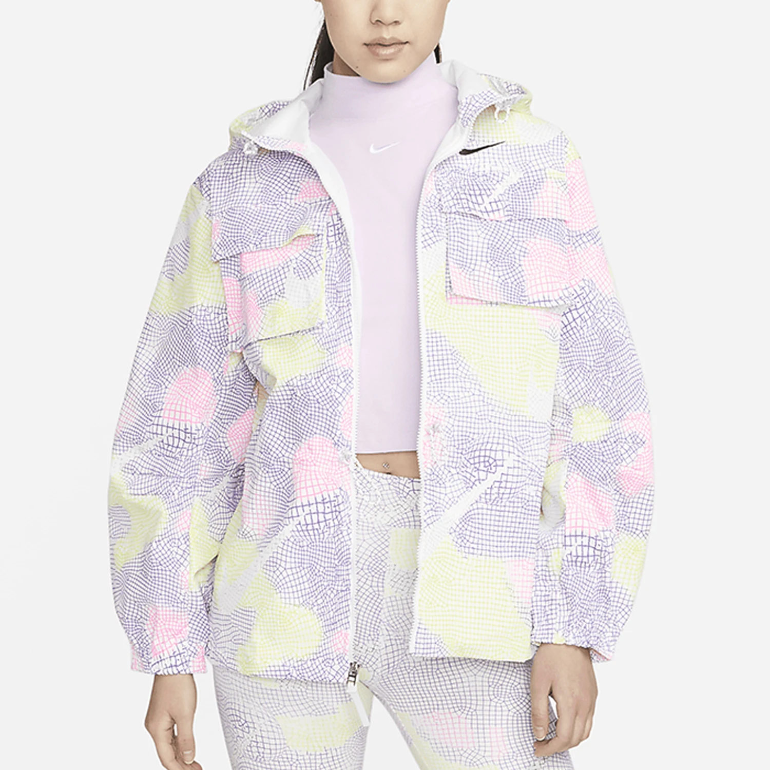 Nike genuine Serena Williams women's hooded outdoor jacket DV8073-702