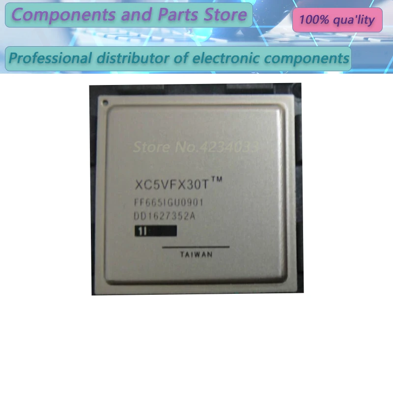 

1PCS 100% New XC5VFX30T-1FFG665I XC5VFX30T-1FFG665C BGA Fpga Geïntegreerde Chip Originele Nieuwe