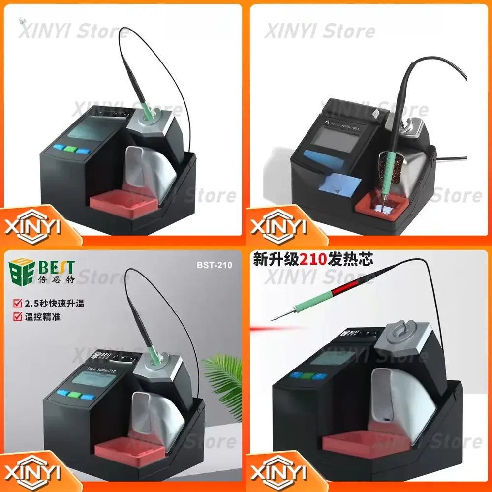 Newly Upgraded Heating Core Multi-Function Intelligent Welding Table for Soldering Irons 2.5s Rapid Heating Dual Power Supply