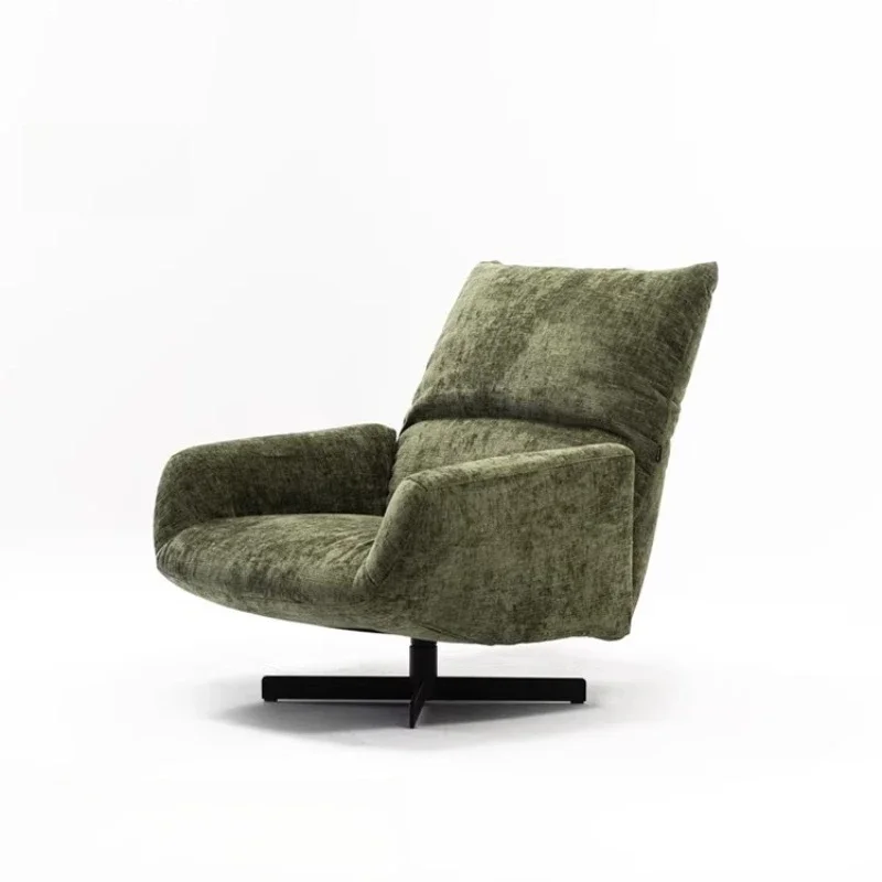 Fabric sofa chair single rotating leisure chair lazy sofa