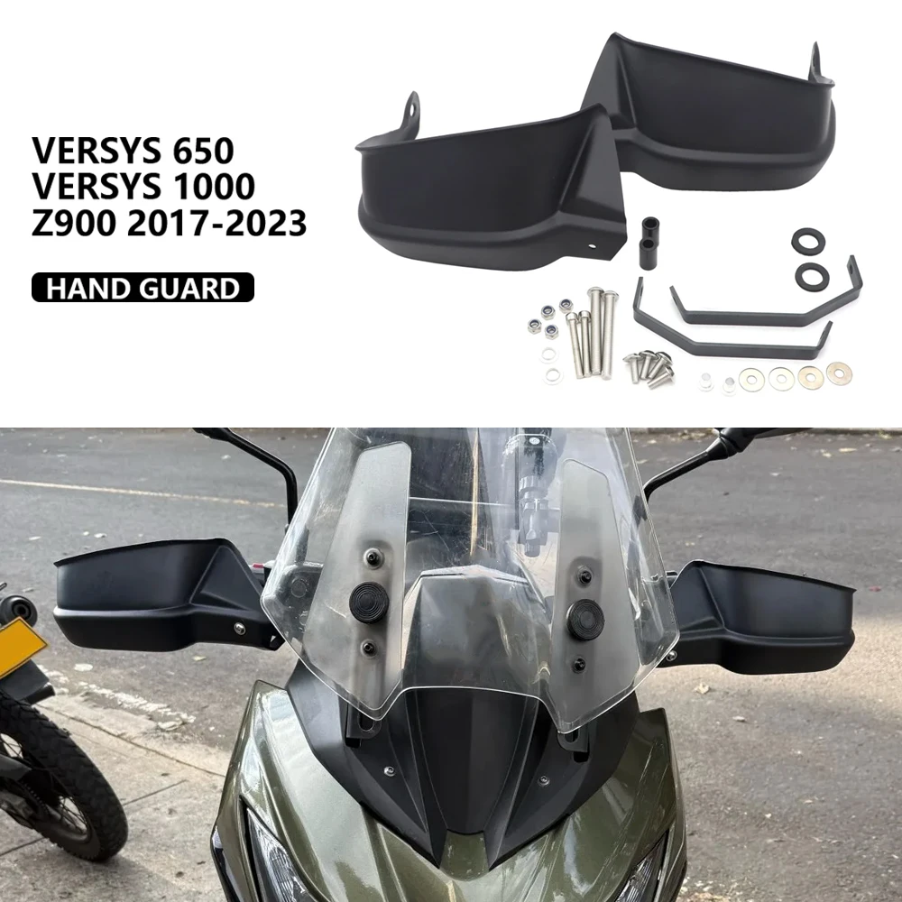 

For Kawasaki Versys 650 1000 Z900 2021 Motocycle hand handle guard protector handlebar handguards shields Versys650 2023 2022