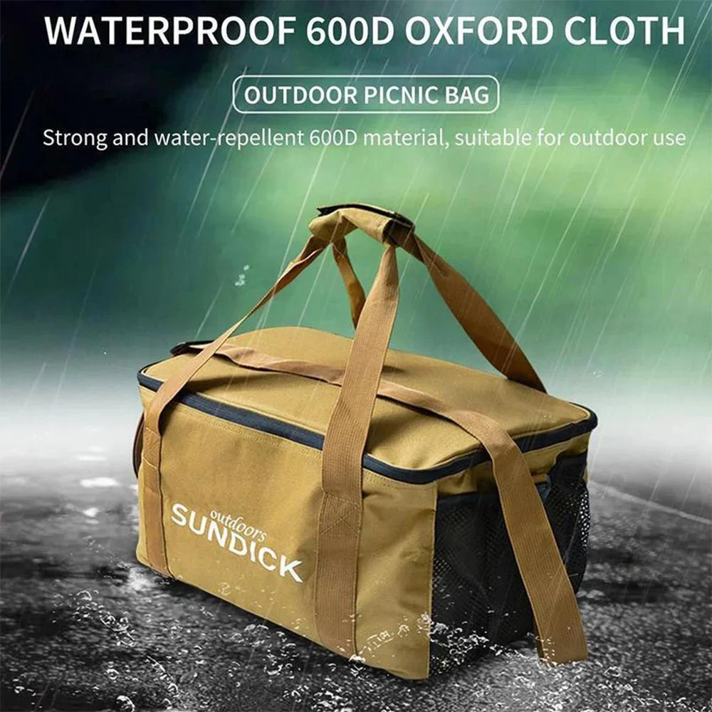 

Lunch Box Portable Food Large Capacity Outdoor Picnic Bag Waterproof Camping Travel Organizer Bag Thermal Cooler Storage Handbag