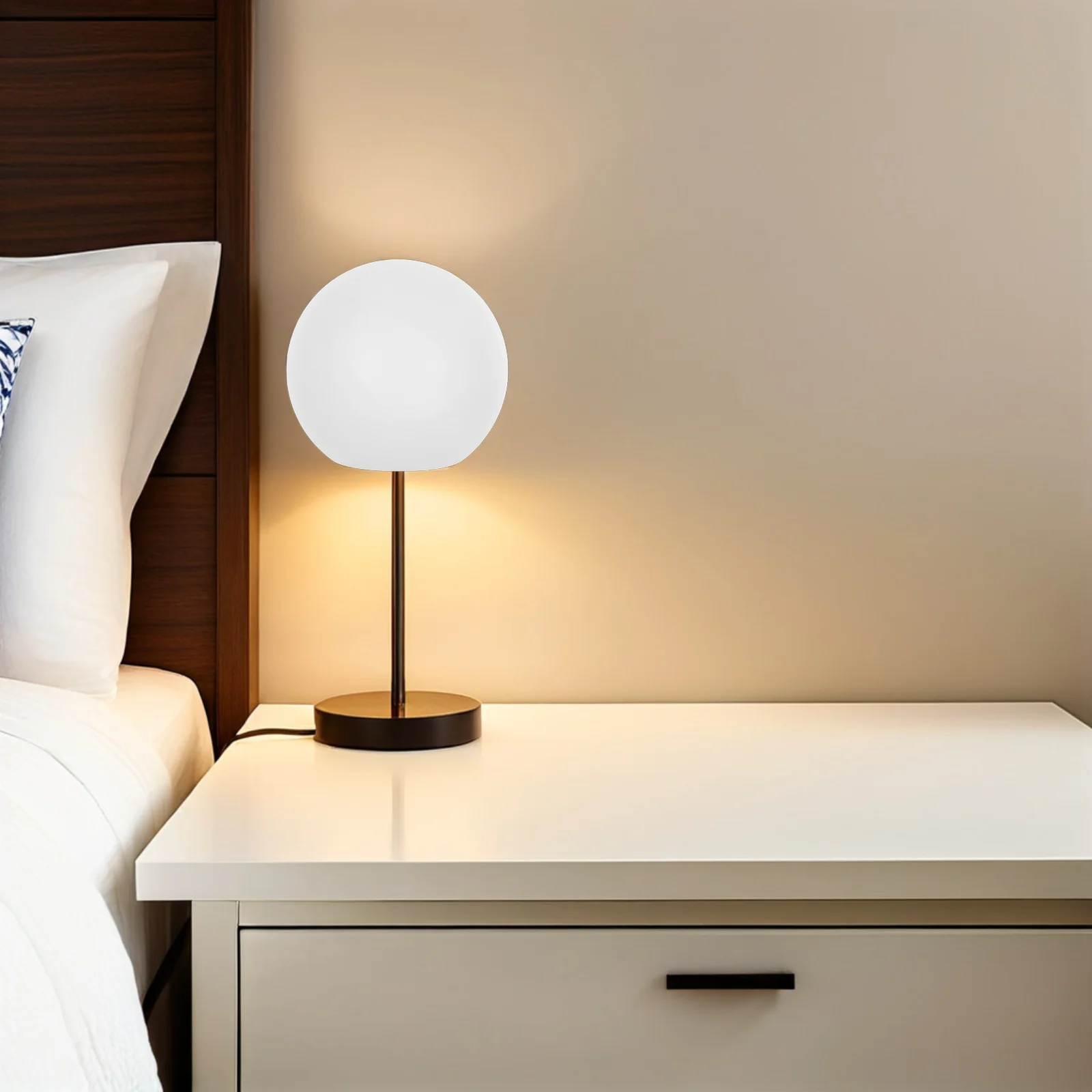 

Globe Pendant Light Cover Plastic Lampshade Opal Sphere Shade for Ceiling Lights Floor Lamp Replacement Pendant Lighting Fixture