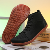 Men/Women High Top Minimalist Barefoot Shoes | Wide Toe Box + Zero Drop Sole Walking Shoes