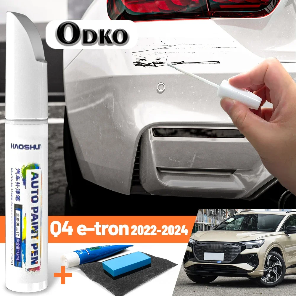 Car Paint Pen Paint Care Fixer Scratch Repair Wax Painting Scratch Remover Accessories For Audi Q4 e-tron 2022-2024 2023