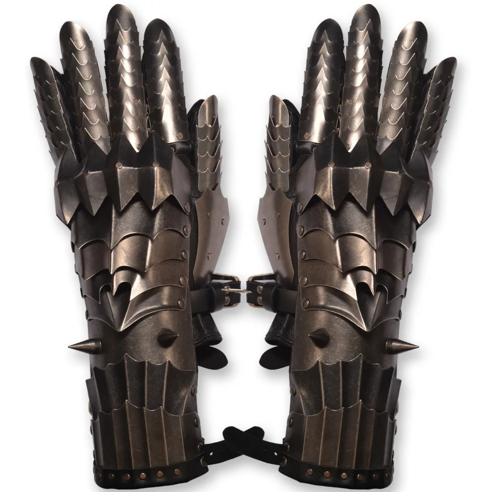 The Dark Lord Sauron Maiar Medieval Knight Metal Gloves Samurai Sword Weapon Model Ornament Collection Crafts Gifts Toys Boys