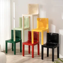 Nordic Medieval Dining Chair Ins Style Plastic Home Dressing Stool Modern Minimalist Cafe Leisure Chair Furniture Dropshipping