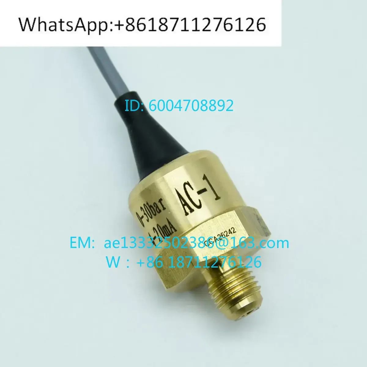 Pressure Transmitter AC-1 Pressure Sensor for Heat Pump Refrigeration Equipment