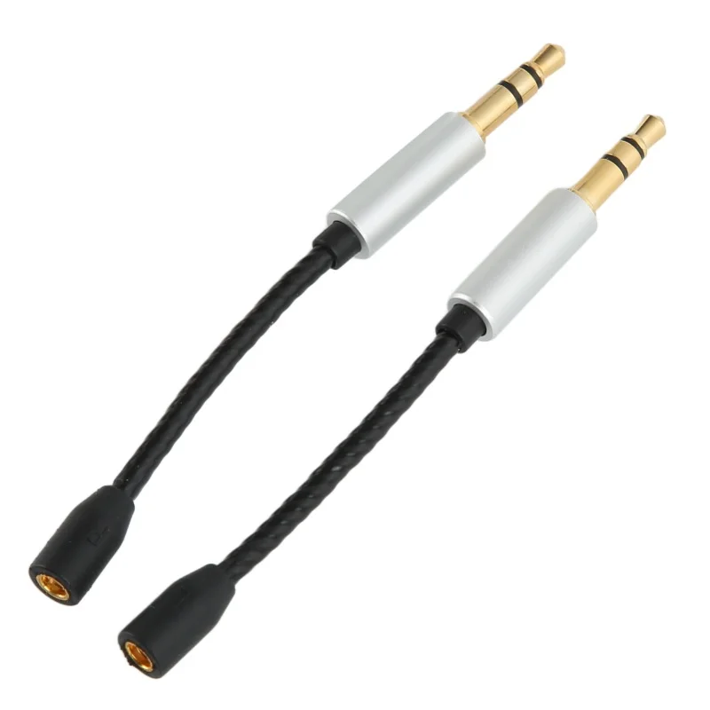 MMCX To 3.5mm Adapter Cable Gold Plated Interface OFC Core Lossless Sound MMCX Female To 3.5mm Male Cable