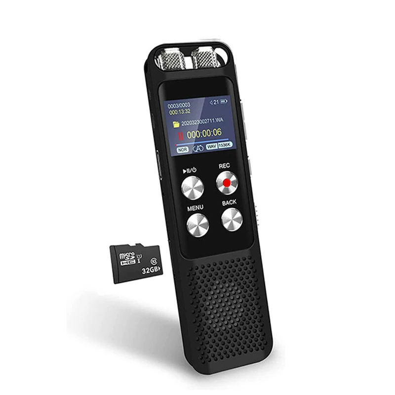 Professional MP3 - compatible Voice Recorder: HD Noise Reduction, Ideal for Classroom & Conference