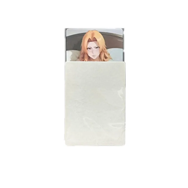 9Pcs/set Anime Character Bleach Rangiku ACG Heroine Homemade Double-sided Sexy Card Classic Game Toy Gift Collection Card DIY