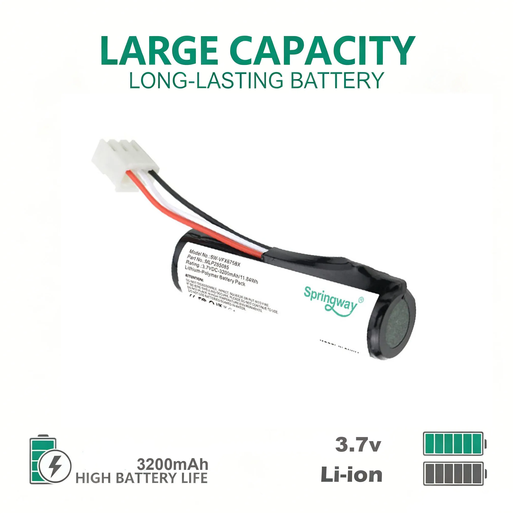 Payment Terminal 3200mAh Battery BPK265-001,BPK265-001-01-A,BPK265-001-01-B for VeriFone VX675,VX690,C680
