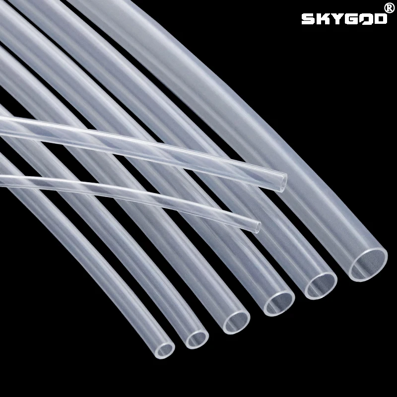 1~10m PTFE Tube FEP Insulated Hose Transparent ID 0.5 1 2 2.5 3 4 5 6 7 8 10 mm Extruder J-head Rigid Pipe For 3D Printer Parts