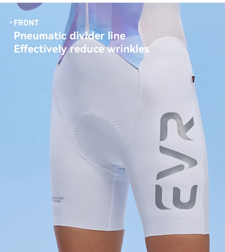 EVR Summer Pro Damen-Einteiler-Radsportanzug für Rennrad, langärmlig, kurzärmelig, Radsportanzug, Hose, Wettkampf-Radsportausrüstung – Detail 12