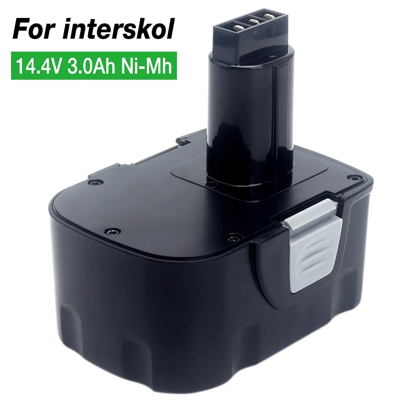 14.4V 2000mAh Ni-CD 3000mAh Ni-MH DA-13 Replacement Rechargeable Battery for Interskol Power Tools Cordless Drill 14.4V H14 EB14