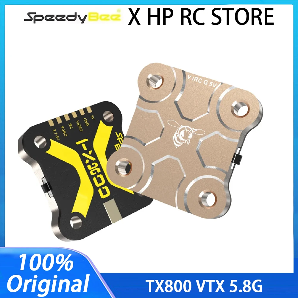 

SpeedyBee TX800 VTX 5,8G 48CH PitMode 25-800 МВт Выходной передатчик дальнего действия с поддержкой запасов для гоночного дрона FPV