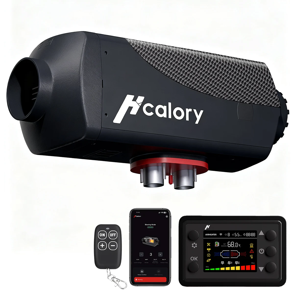 Hcalory 8KWディーゼル車用パーキングヒーター 12V リモコン付き 
