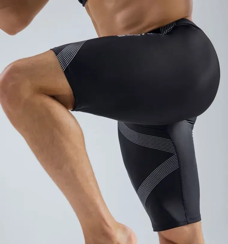 

Мужской большой размер, пятидесятый профессиональный быстросохнущий купальник, шорты для плавания с защитой от смущения, три стиля, четыре размера