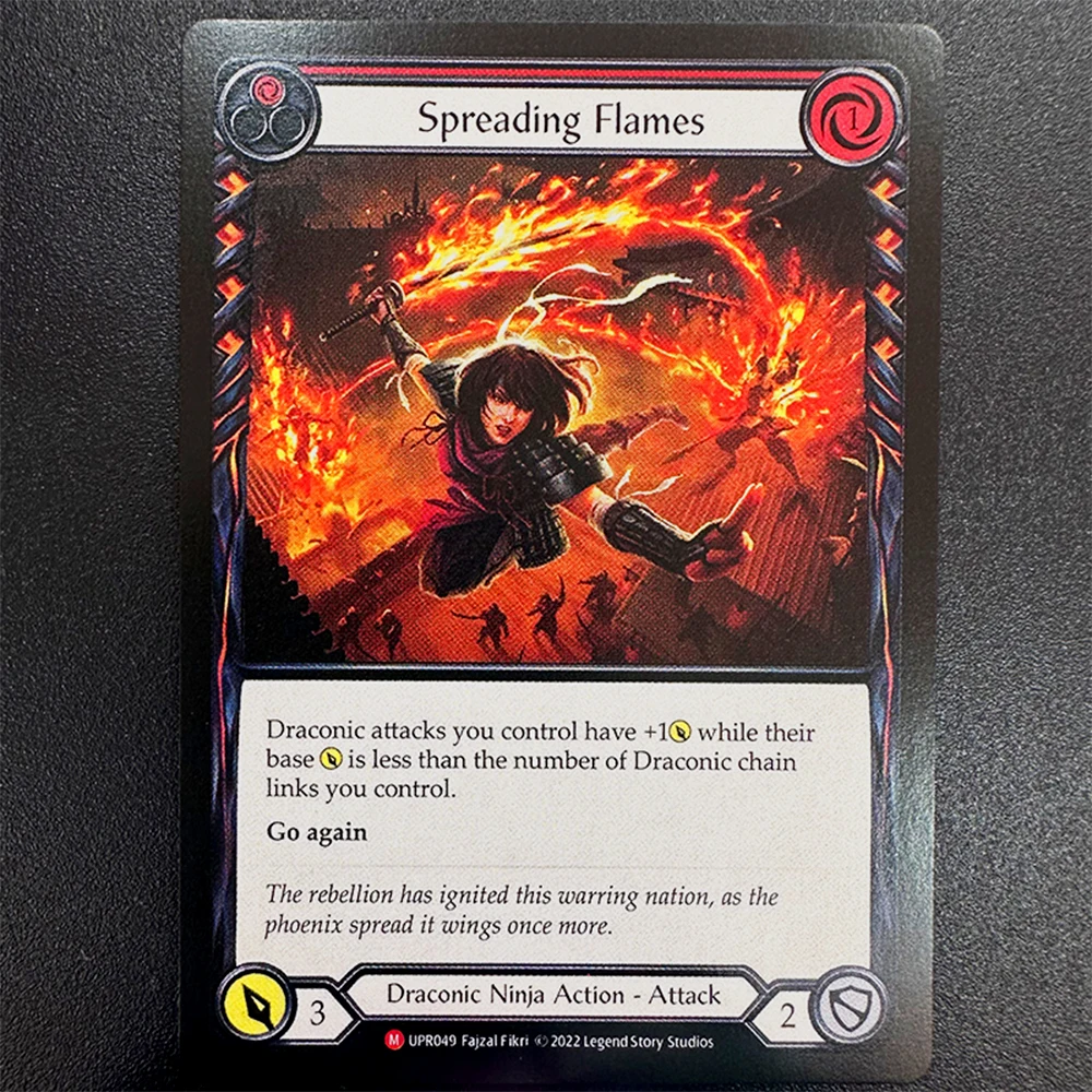 اللحم والدم غير احباط بطاقات الوكيل DIY بطاقات فاب TCG لعبة جمع بطاقات Teklo الأساسية سوينغ كبير نشر اللهب ذوبان هدية